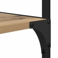 Рафт за книги Дъб 50 x 33 x 188,5 см Инженерно дърво