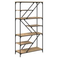 Рафт за книги Дъб 91 x 36 x 176 см Инженерно дърво