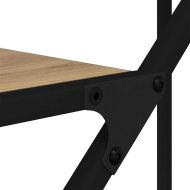 Рафт за книги Дъб 91 x 36 x 176 см Инженерно дърво