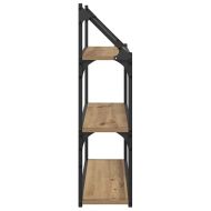 Стенен рафт с рафт Дъб 60 x 21 x 78,5 cm Инженерно дърво