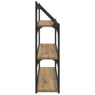 Стенен рафт с рафт Дъб 80 x 21 x 78,5 cm Инженерно дърво