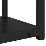 Стенен рафт с рафт Черния дъб 80 x 21 x 78,5 cm Инженерно дърво