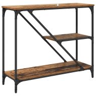 Конзолна маса Старо дърво 88,5 x 30 x 75 см Инженерно дърво