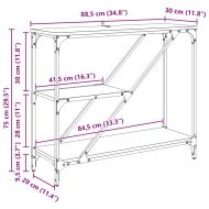 Конзолна маса Старо дърво 88,5 x 30 x 75 см Инженерно дърво