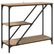 Конзолна маса Дъб 88,5 x 30 x 75 см Инженерно дърво