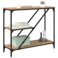 Конзолна маса Дъб 88,5 x 30 x 75 см Инженерно дърво