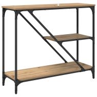 Конзолна маса Дъб 88,5 x 30 x 75 см Инженерно дърво