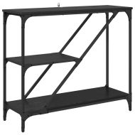 Конзолна маса Черния дъб 88,5 x 30 x 75 см Инженерно дърво