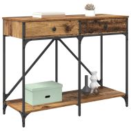 Конзолна маса Старо дърво 100 x 39 x 78,5 см Инженерно дърво