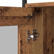 Служебен шкаф Старо дърво 100 x 35 x 80 см Инженерно дърво