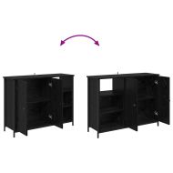 Служебен шкаф Черния дъб 100 x 33 x 75 см Инженерно дърво