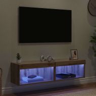 Телевизионни шкафове 2 pcs Дъб 60 x 30 x 30 cm Инженерно дърво