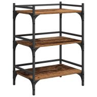 Кухненска количка Старо дърво 50 x 35 x 75.5 см Инженерно дърво