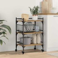 Кухненска количка Дъб 50 x 35 x 75.5 см Инженерно дърво