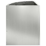 Ъглов сандък за цветя Сребрист 30 x 30 x 35 см