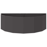 Кашпа Черно 120 x 60 x 35 cm Стомана