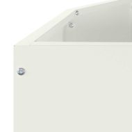 Кашпа Бяло 120 x 60 x 35 cm Стомана