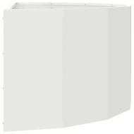 Кашпа Бяло 90 x 45 x 35 cm Стомана