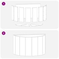 Кашпа Антрацит 60 x 30 x 35 см Стомана