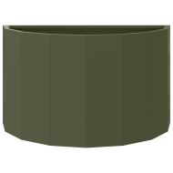 Кашпа Маслинено зелено 60 x 30 x 35 см Стомана