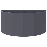 Кашпа Антрацит 120 x 60 x 50 см Стомана