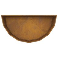 Кашпа Ръждясало 120 x 60 x 50 см Патинираща стомана