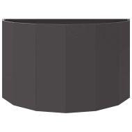 Кашпа Черно 90 x 45 x 50 см Стомана