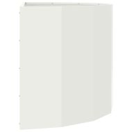 Кашпа Бяло 90 x 45 x 50 см Стомана