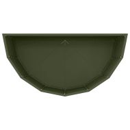 Кашпа Маслинено зелено 90 x 45 x 50 см Стомана