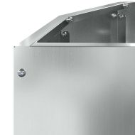 Кашпа Сребрист 90 x 45 x 50 см Галванизирана стомана