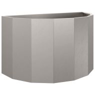 Кашпа Ръждясало 90 x 45 x 50 см Патинираща стомана