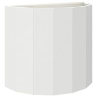 Кашпа Бяло 60 x 30 x 50 см Стомана