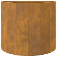 Кашпа Ръждясало 60 x 30 x 50 см Патинираща стомана