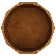 Кашпа Ръждясало 60 x 60 x 35 cm Патинираща стомана