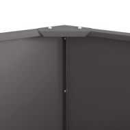 Кашпа Черно 60 x 60 x 50 см Стомана