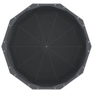 Кашпа Антрацит 60 x 60 x 50 см Стомана