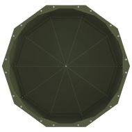 Кашпа Маслинено зелено 60 x 60 x 50 см Стомана