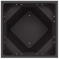 Кашпа 2 pcs Черно 40 x 40 x 75 cm Стомана