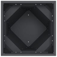 Кашпа 2 pcs Антрацит 40 x 40 x 75 cm Стомана