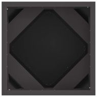 Кашпа Черно 30 x 30 x 30 cm Стомана