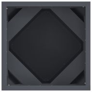 Кашпа 2 pcs Антрацит 30 x 30 x 30 cm Стомана