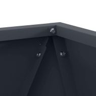 Кашпа 2 pcs Антрацит 30 x 30 x 30 cm Стомана