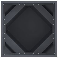 Кашпа 2 pcs Антрацит 40 x 40 x 40 cm Стомана