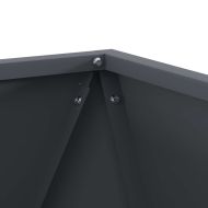 Кашпа 2 pcs Антрацит 40 x 40 x 40 cm Стомана