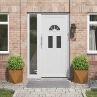 Кашпа 2 pcs Ръждясало 40 x 40 x 40 cm Патинираща стомана