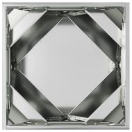 Кашпа 2 pcs Сребрист 50 x 50 x 50 cm Галванизирана стомана