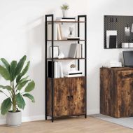 Шкаф за книги Димян дъб 60 x 24 x 161 см Инженерно дърво