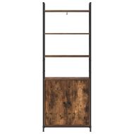 Шкаф за книги Димян дъб 60 x 24 x 161 см Инженерно дърво