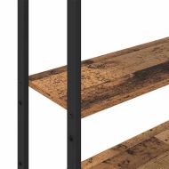 Шкаф за книги Старо дърво 60 x 24 x 161 см Инженерно дърво