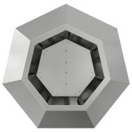 Кашпа Сребрист 50 x 50 x 40 cm Галванизирана стомана